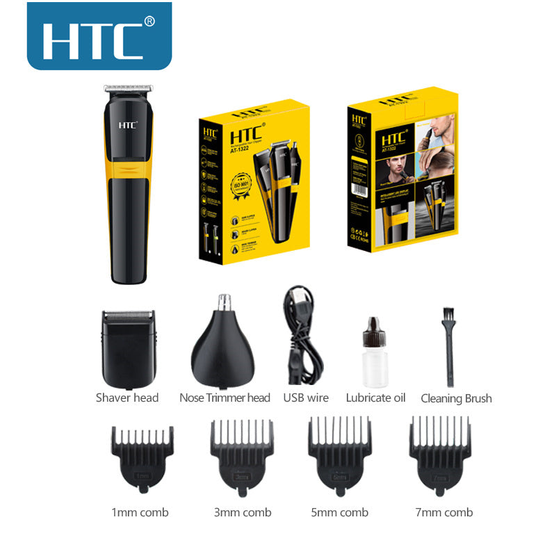 HTC AT-1322 Men Grooming Hair Trimmer Kit