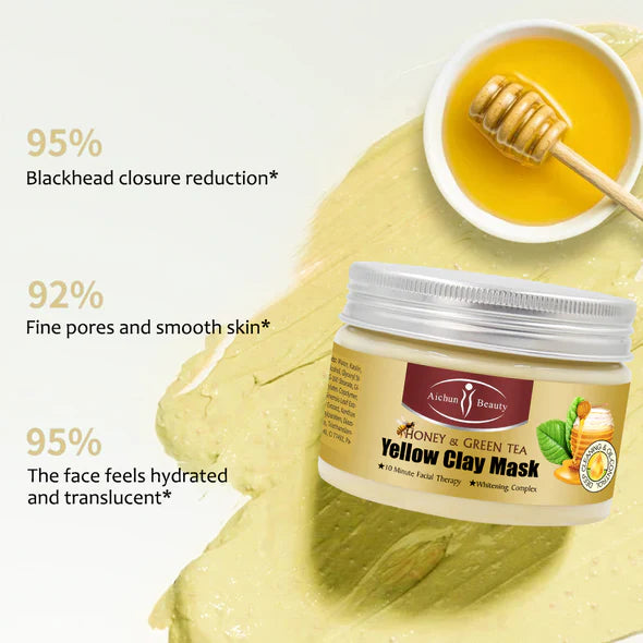 Aichun Beauty Green Tea & Yellow Clay Mask 150ml
