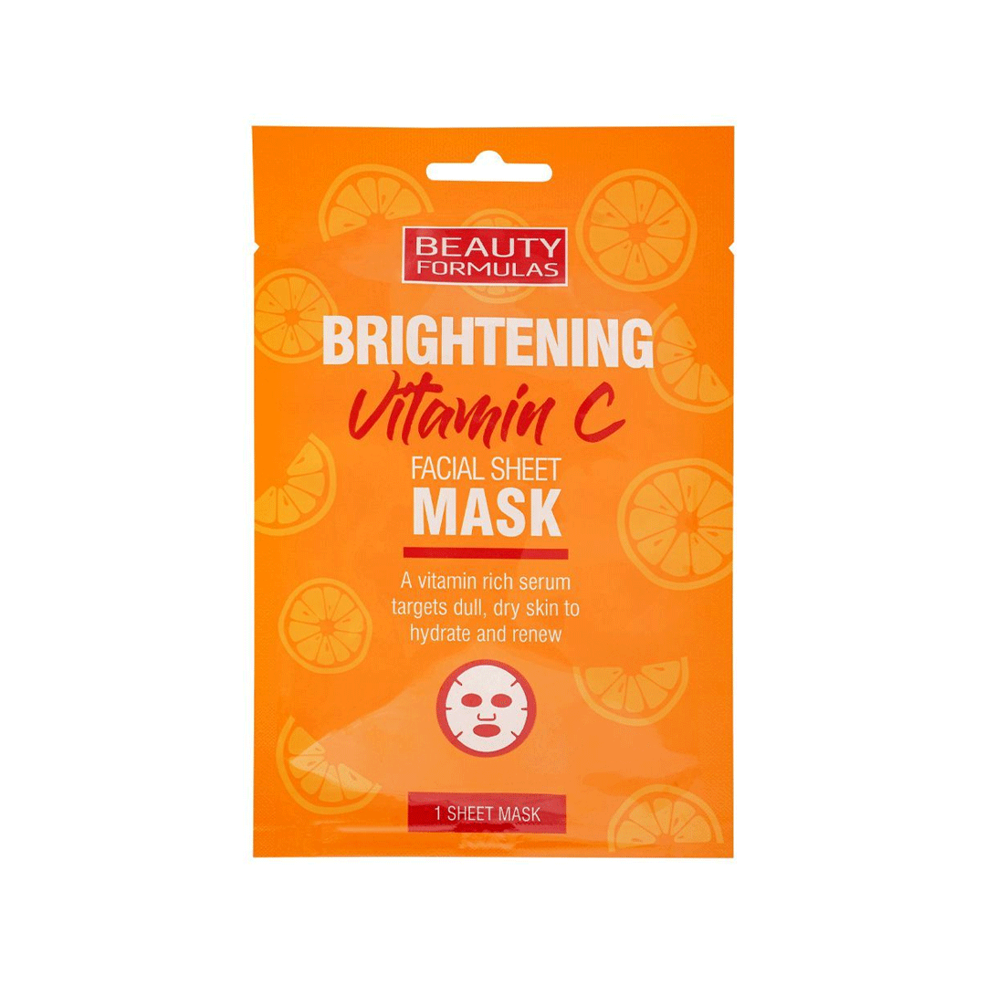 Beauty Formula Brightening Vitamin C Facial Sheet Mask RIOS