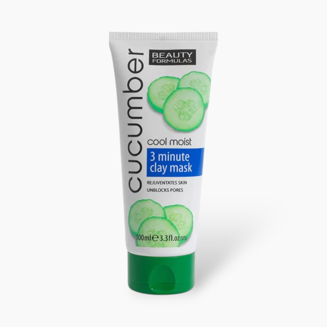 Beauty Formulas 3 Mint Cucumber Clay Mask 100ml