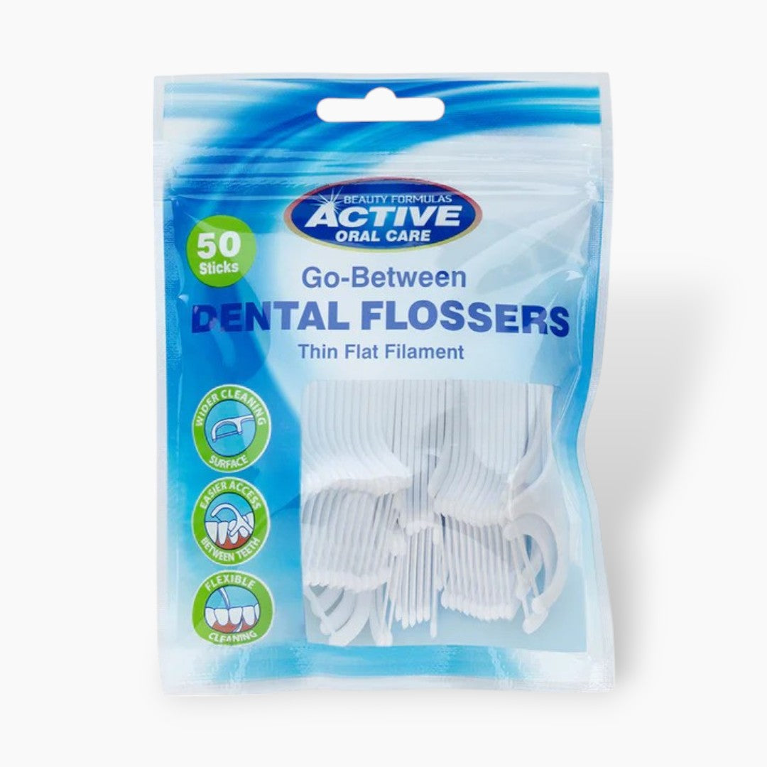 Beauty Formulas Active Go Between Dental Floss 50S
