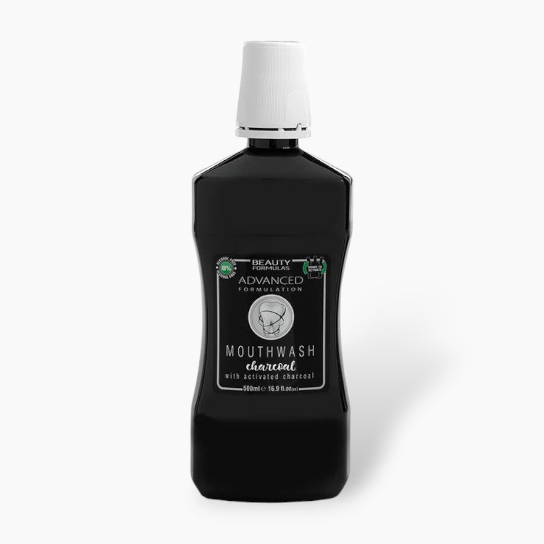 Beauty Formulas Advanced Formulation Charcoal Mouth Wash 500ml
