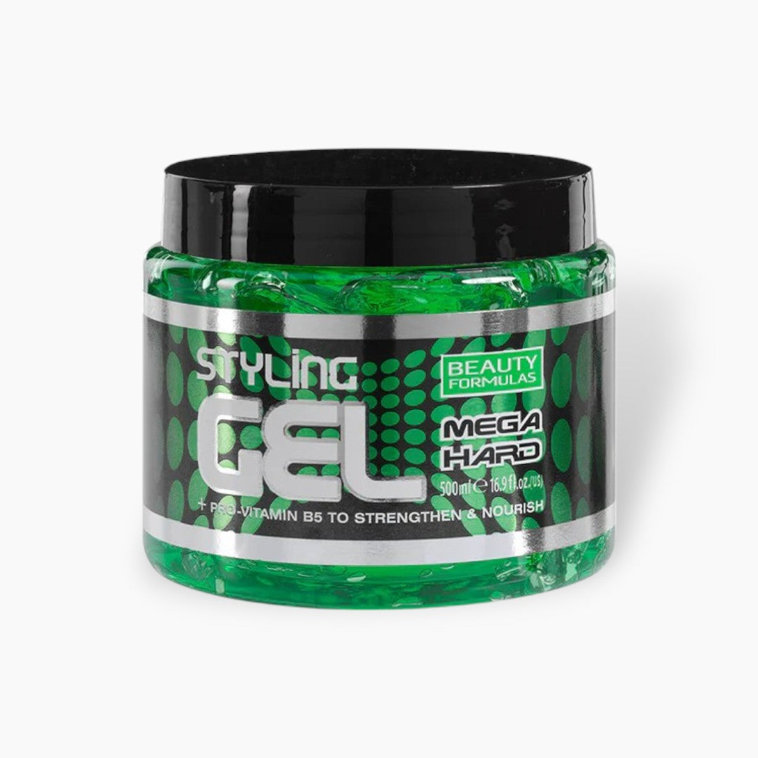 Beauty Formulas Mega Hard Green Pro Styling Gel 500ml