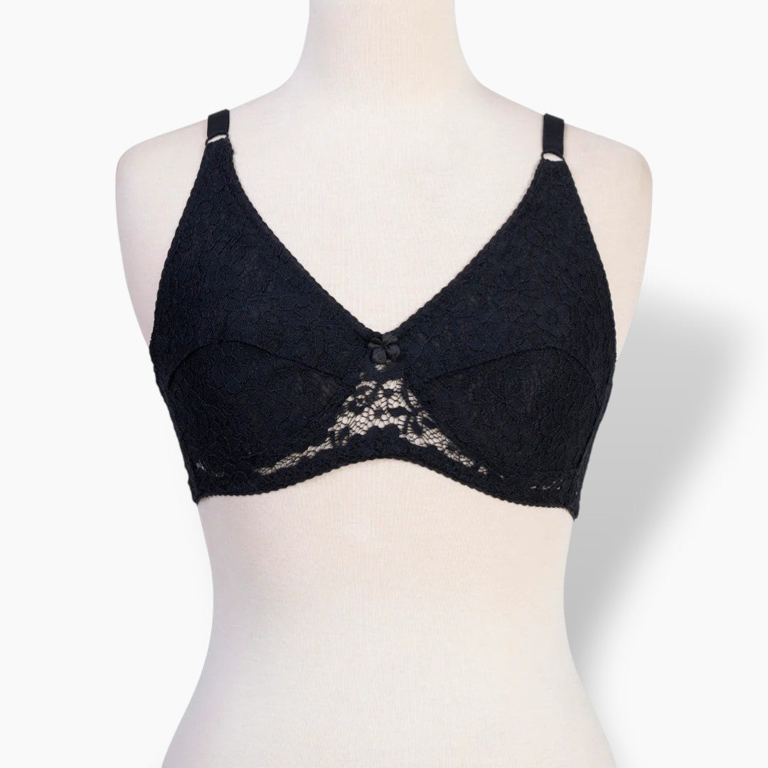 Belleza Lingerie Non Wire Basic Net Bra 002