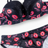 Belleza Lingerie Printed Padded Bra Set - A2174