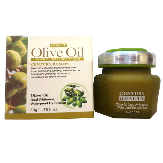 Century Beauty Olive Oil Dual Whitening Waterproof Foundation 50g