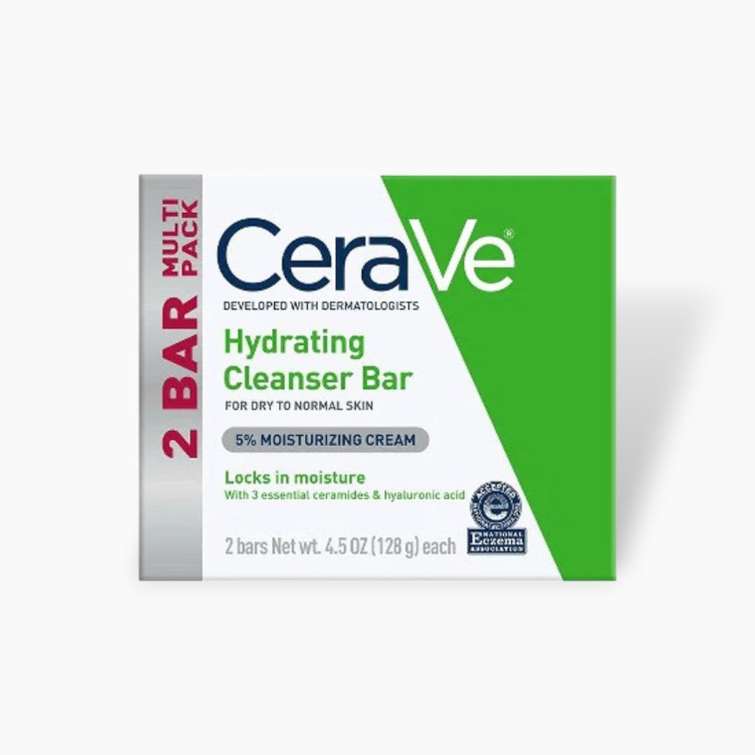 Cerave Twin Pack Hydrating Cleansing Bar 3 Oz