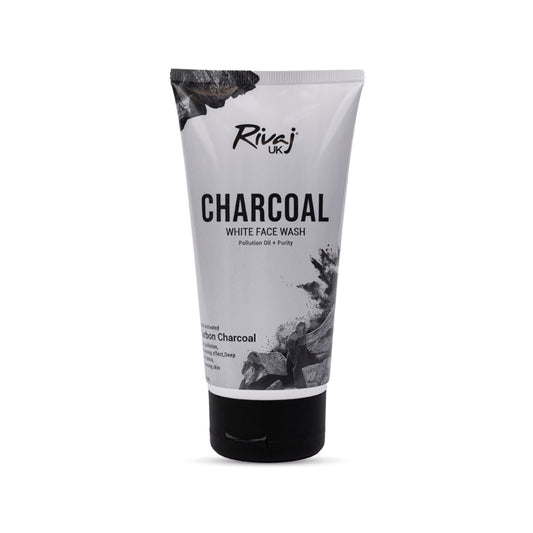Rivaj Charcoal White Face Wash (150ml)