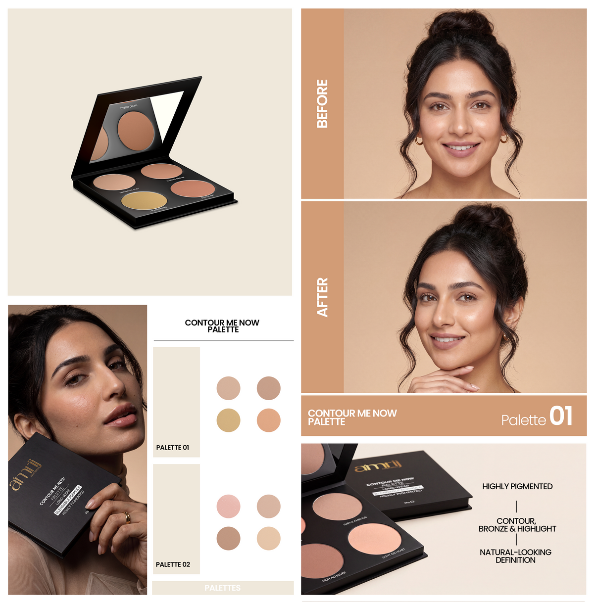 Amrij Contour Me Now Powder Kit