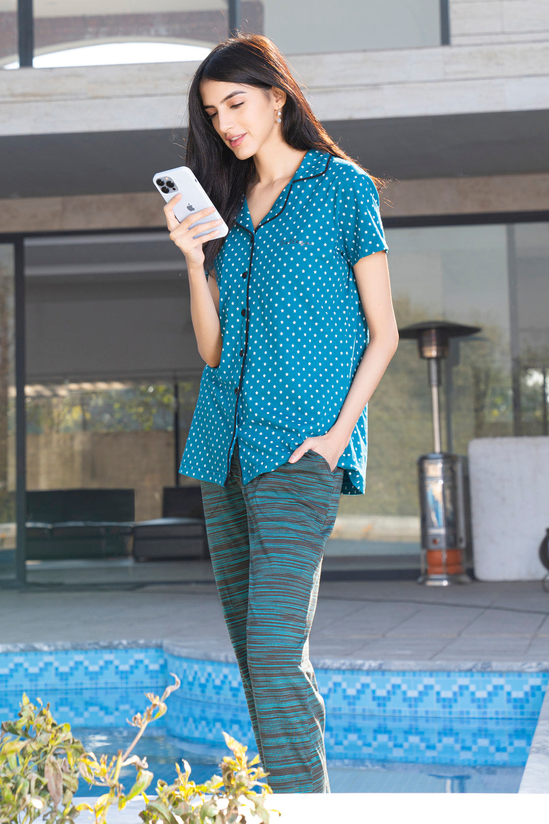 Nautical Nights Lounge Set - PJS021