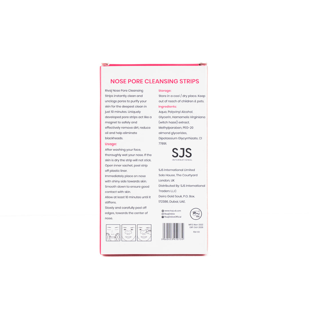 Rivaj Nose Pore Cleansing Strips RIOS