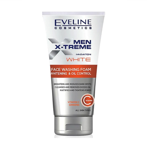 Eveline Men Xtreme Whitening Face Wash Foam 150ml RIOS