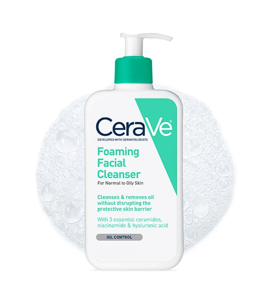 CERAVE FOAMING CLEANSER FOR NORMAL TO OILY SKIN - 355 ML