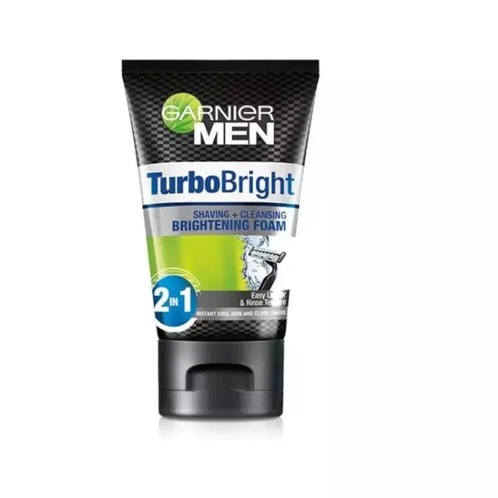 Garnier Men Turbo Power White Shaving Foam 100ml