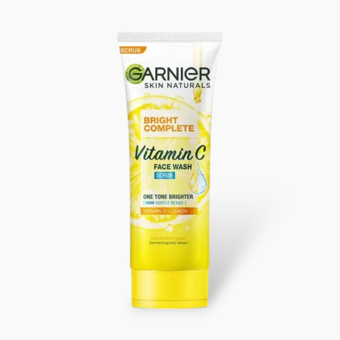Garnier Bright Complete Vitamin C Face Wash Scrub 100ml
