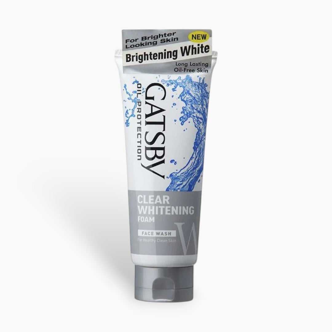 Gatsby Clear Brightening White Foam Face Wash 120g