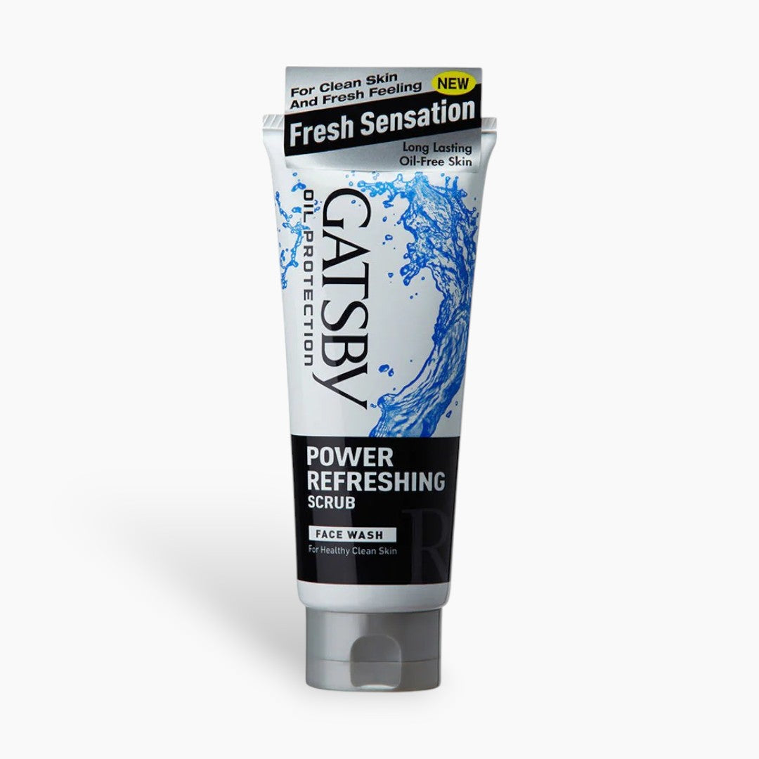 Gatsby Power Refreshing Scrub Face Wash 120g