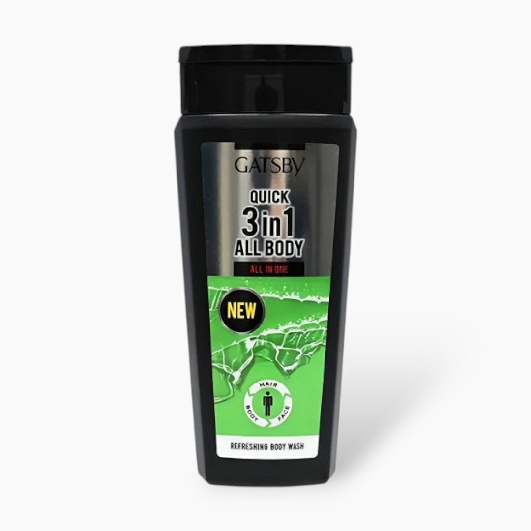 Gatsby Refreshing 3 in 1 Body Wash 250ml