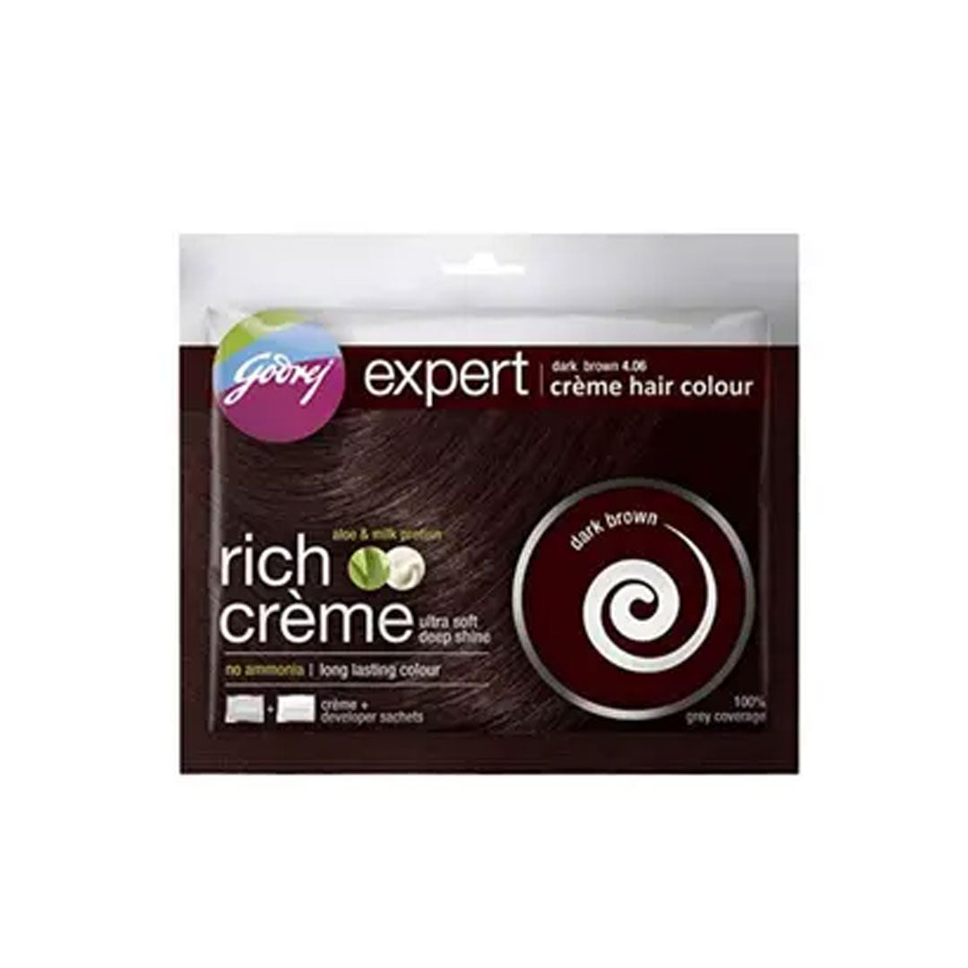 Godrej Hair Color 40ml - 4.06 Dark Brown – RIOS