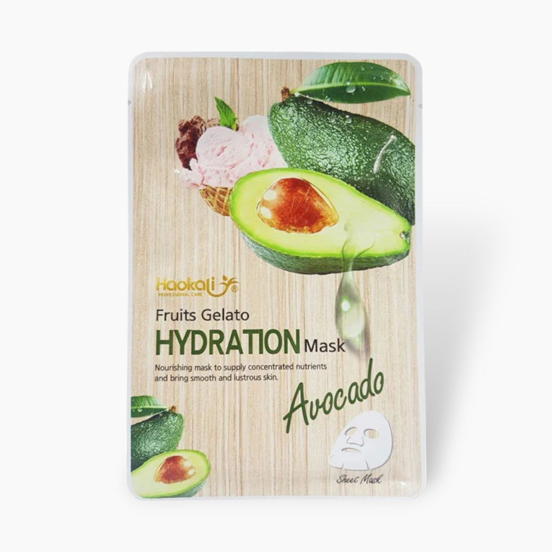 Haokali Ha3010 Avocado Facial Mask 30ml (Pack of 10)