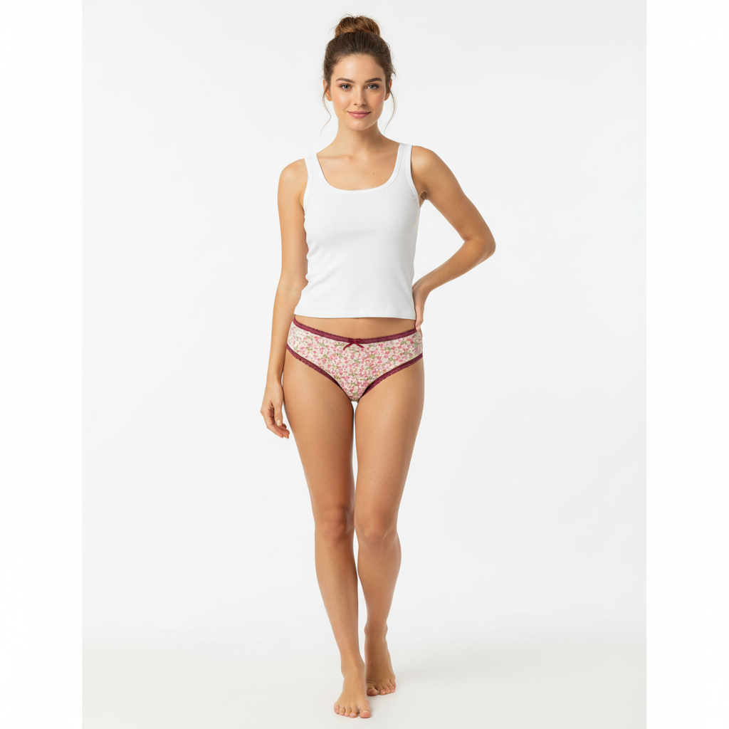 Belleza Lingerie High Leg Panty PS-06 (Pack of 3)