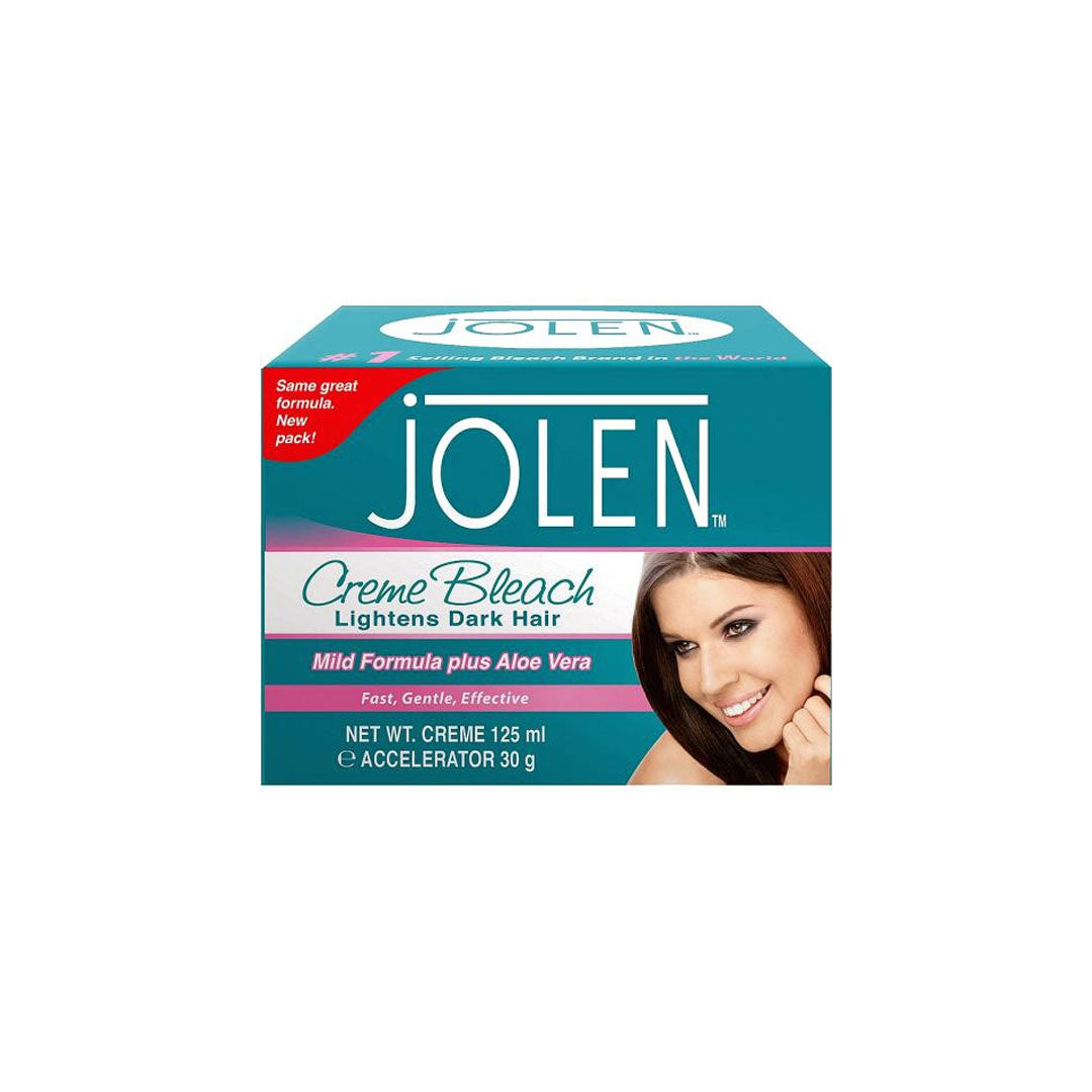 Jolen Lightens Dark Hair Mild Formula Creme Bleach 125ml