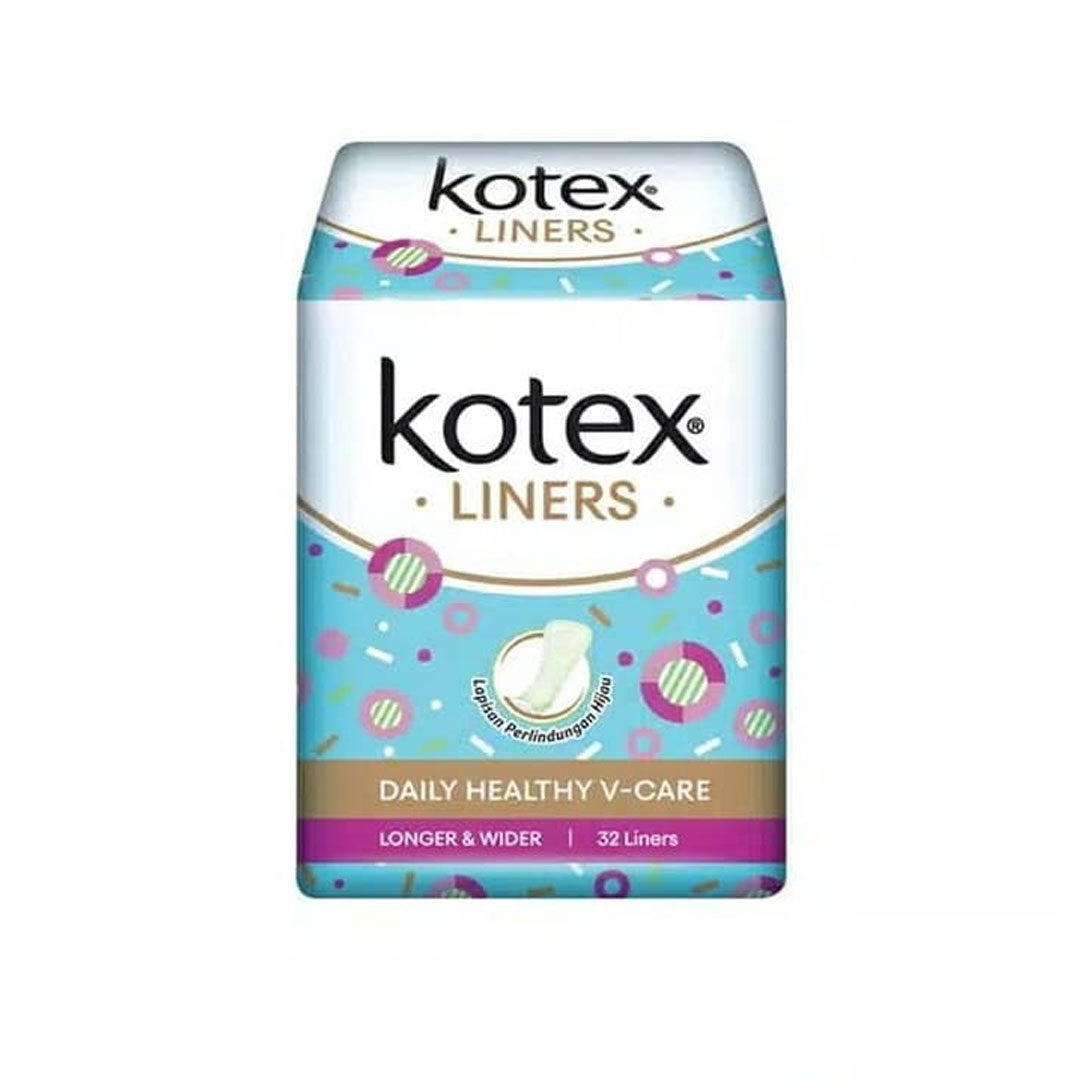 Kotex Fresh Longer & Wider Anti Bacterial Panty Liner 32s RIOS