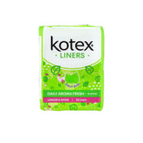 Kotex Fresh Longer and Wider Scented Panty Liners 32'S
