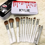 Kylie White Makeup Brushes Set (Pack of 12)