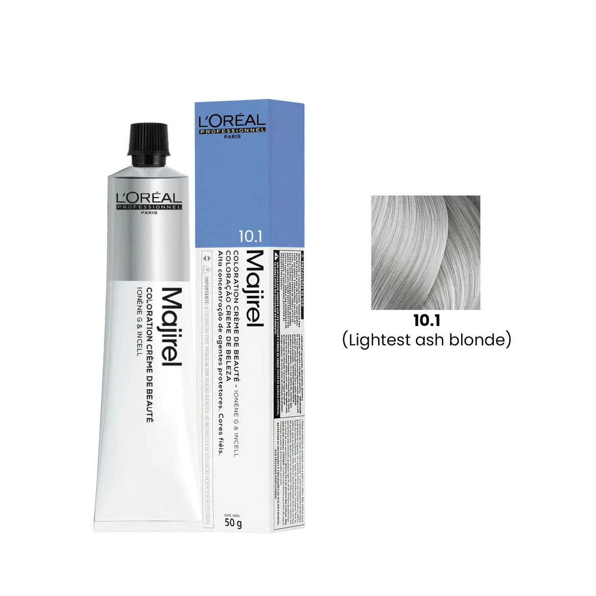 Loreal Majirel Hair Color Ash 10.1 60Ml