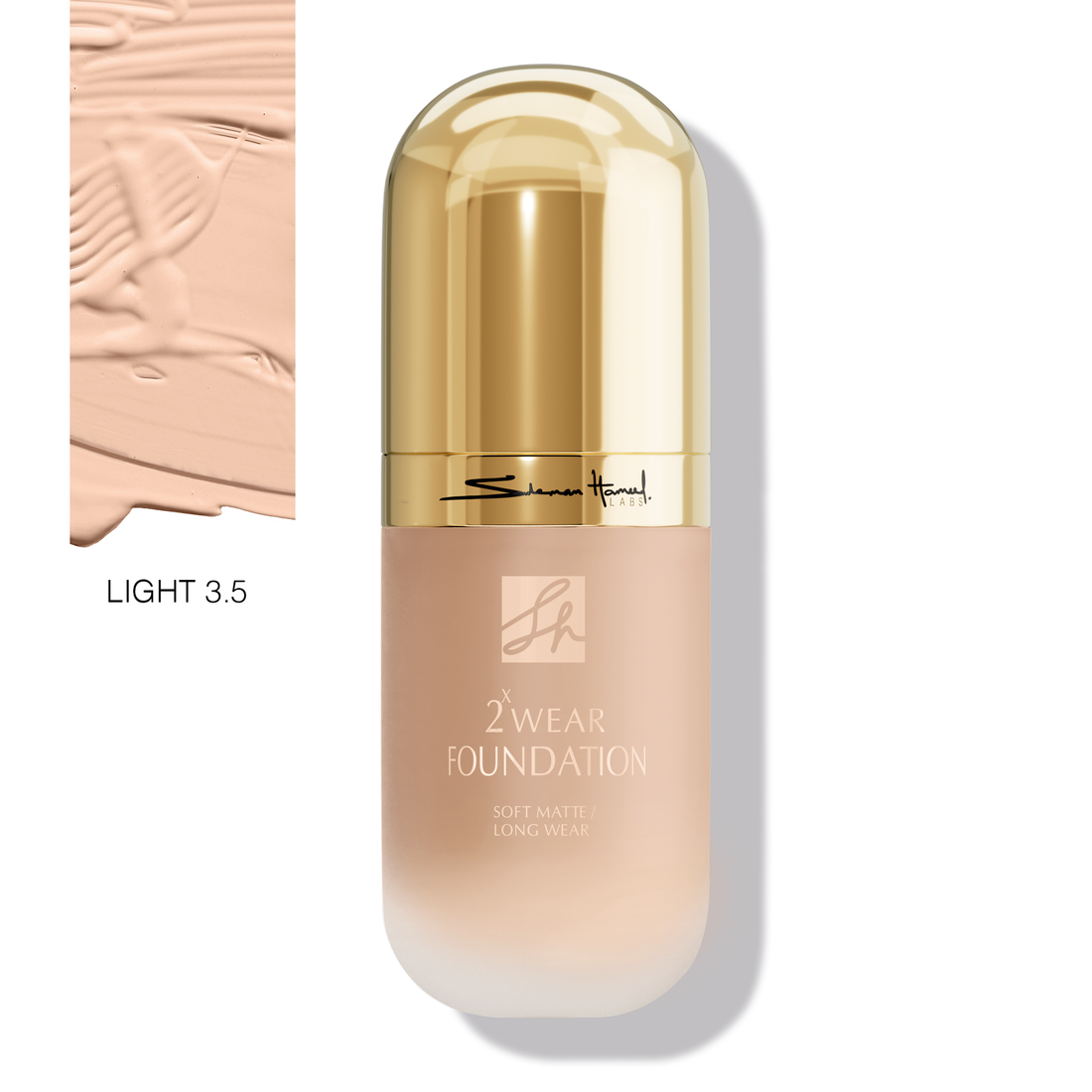 SH 2X WEAR FOUNDATION WITH 4D HYALO ACID&NIAC LIGHT 3.5 30ML