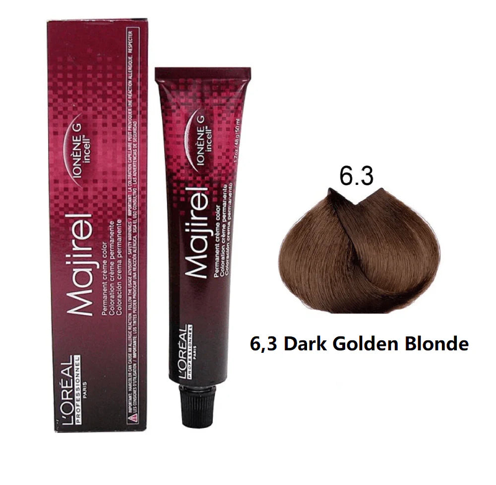 Loreal Majirel Hair Color Gold 6.3 60Ml