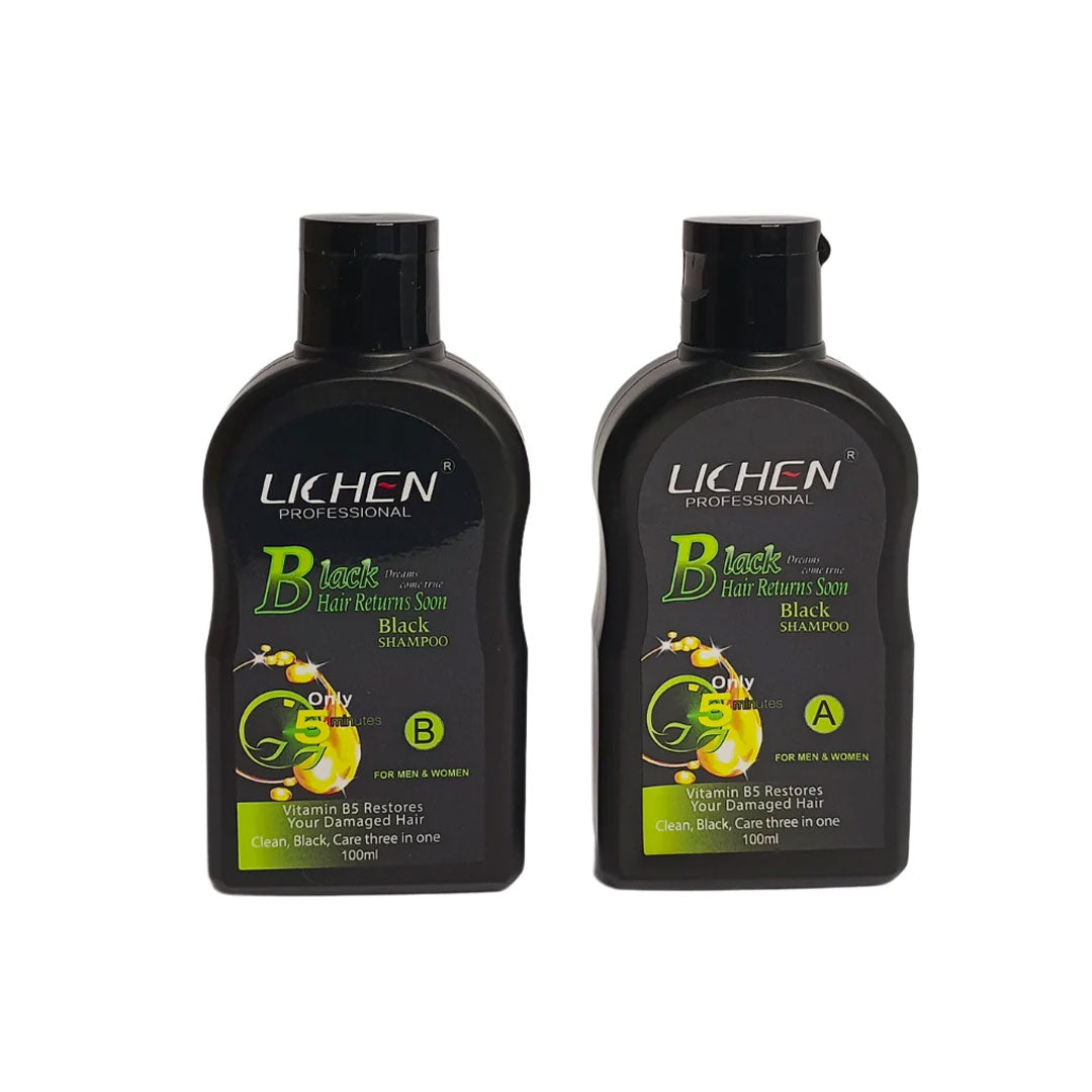 Lichen Black Returns Soon Hair Shampoo 100ml