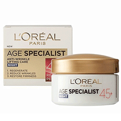 Loreal Age Specialist 45+ Anti Wrinkle Night Cream 50ml