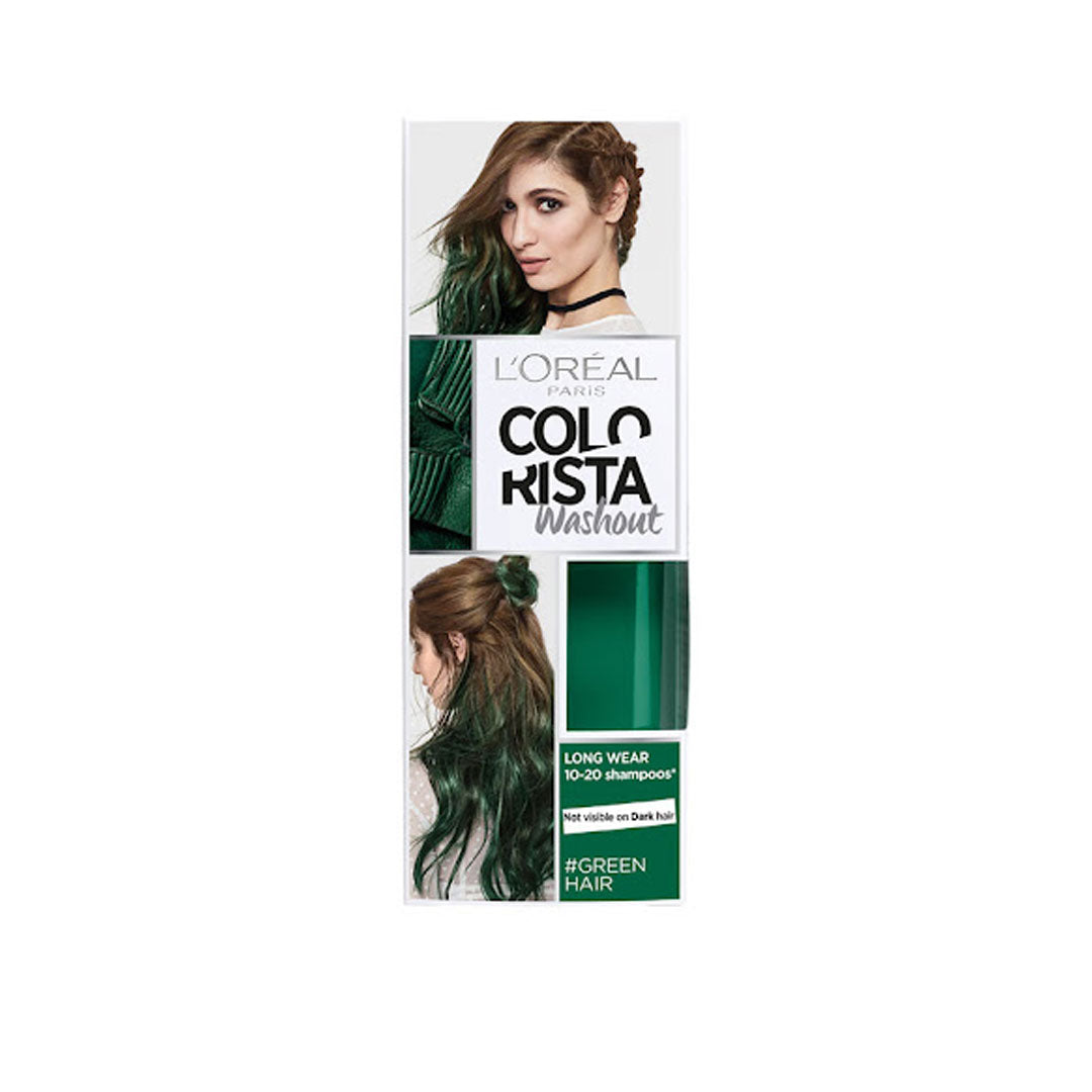 Loreal Colorista Washout Hair Color - Green