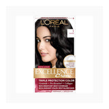 Loreal Excellence Cream Hair Color 192g - 01 Black