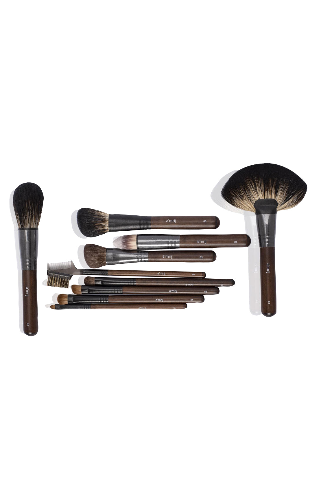 Amrij MAKE UP BRUSH SET (Pack of 10)