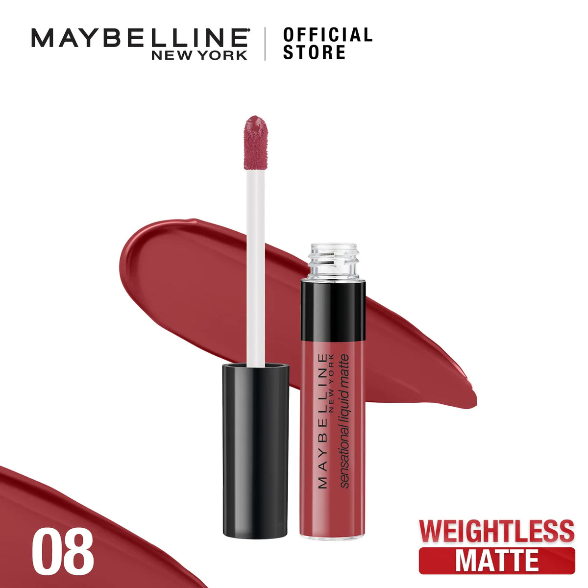 Maybelline Sensational Liquid Matte Lipstick 7ml - 08