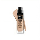 NYX Can't Stop Won't Stop Full Coverage Foundation 30ml - Vanilla