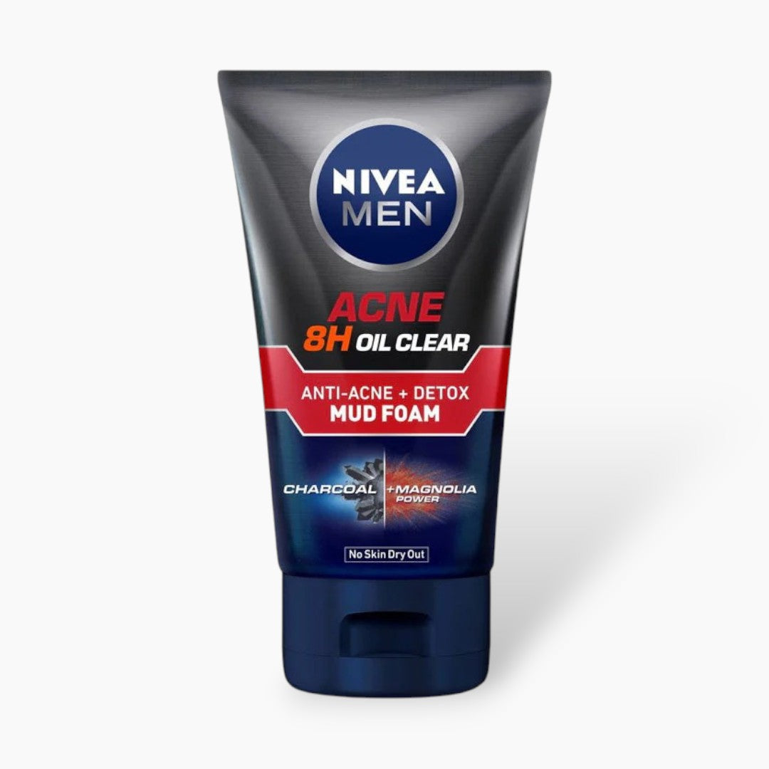 Nivea Men Acne Oil Clear 8H Defense Scrub 100ml