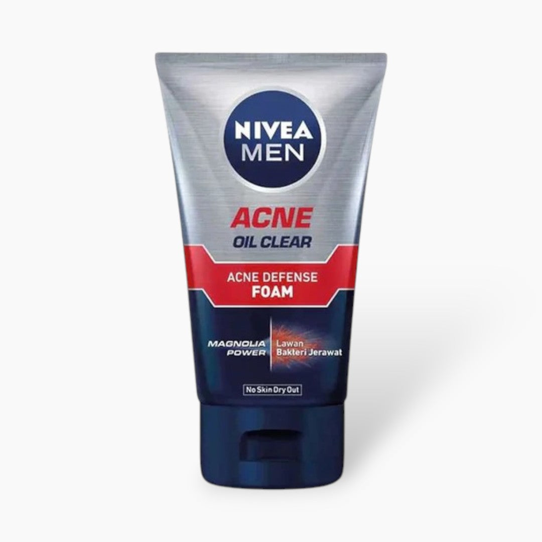 Nivea Men Acne Oil Clear Defense Facial Foam 100ml