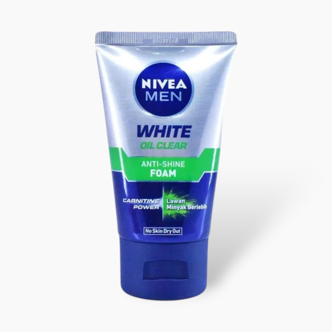 Nivea Men White Oil Clear Anti Shine Facial Foam 100ml