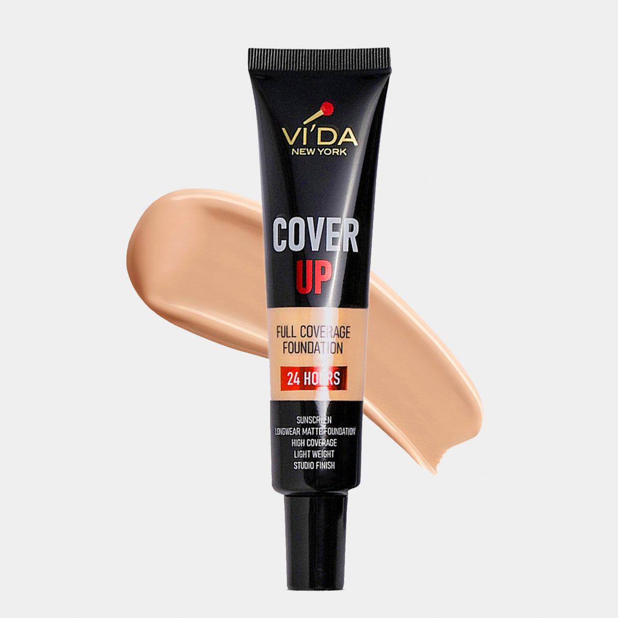 Vida Cover Up  Foundation Tube 30ml - Light Nude Beige 221