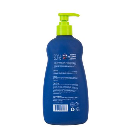 ONLYAURA BERRY BLAST KIDS 2IN1 SHAMPOO+SHOWERGEL 400ML