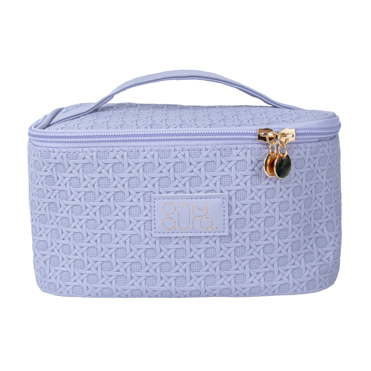 ONLYAURA COSMETIC BAG  215-308# PURPLE PU MATERIAL