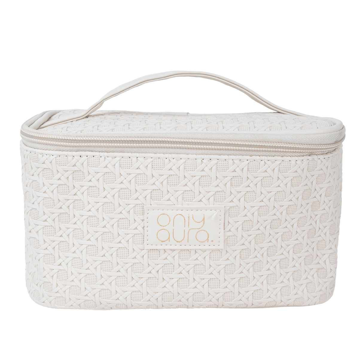 ONLYAURA COSMETIC BAG  215-308# WHITE PU MATERIAL