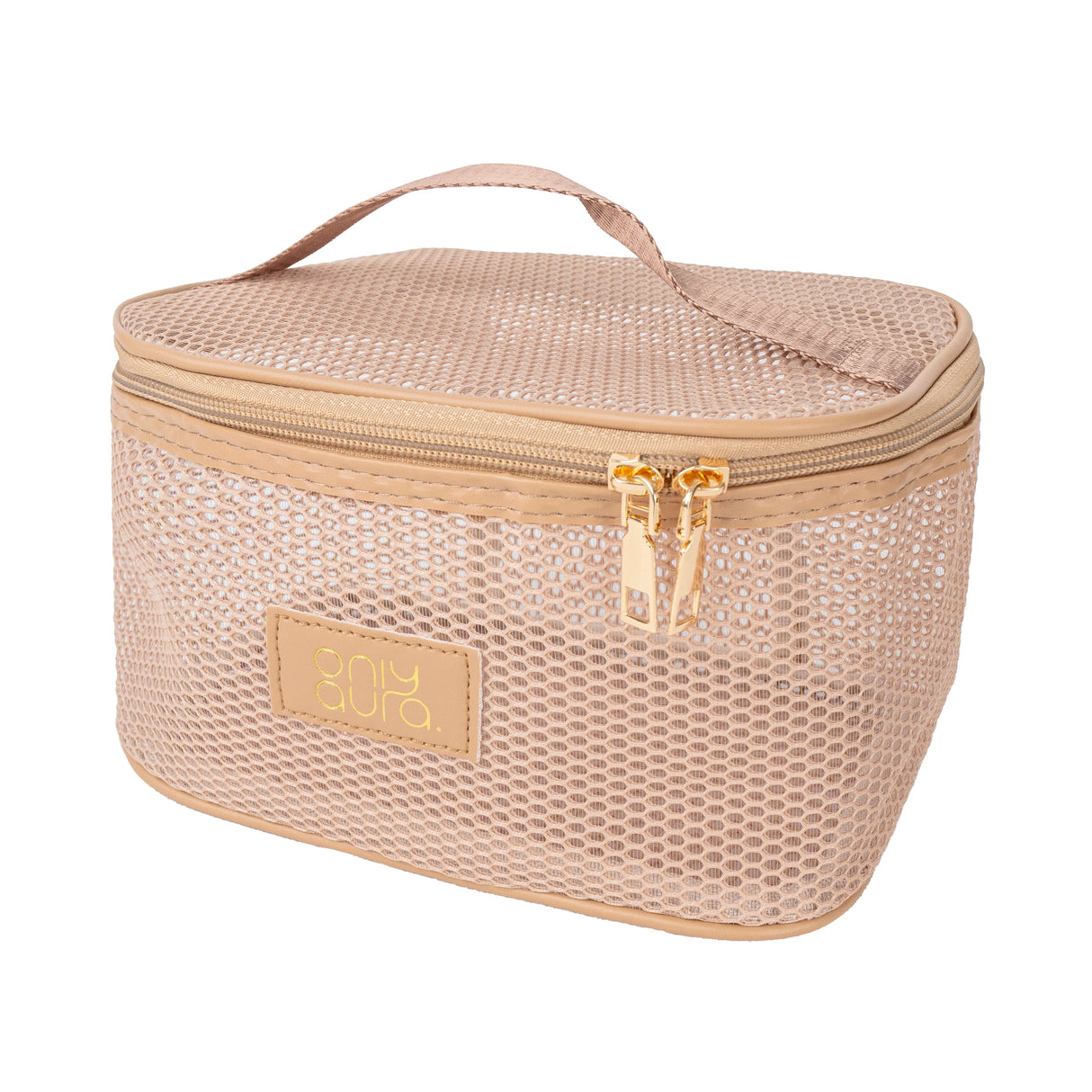 ONLYAURA COSMETIC BAG  3331# BEIGE GRENADINE MATERIAL
