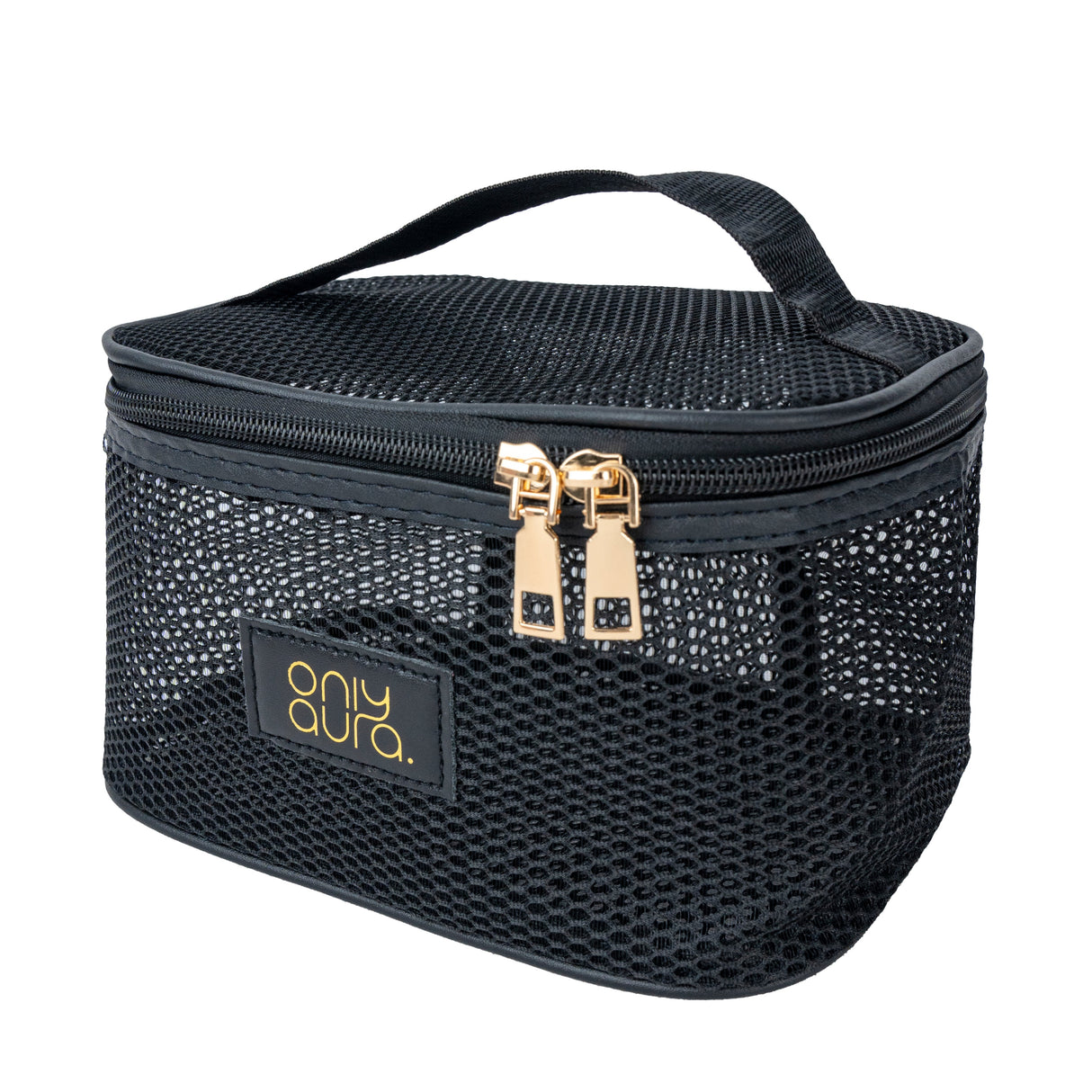 ONLYAURA COSMETIC BAG  3331# BLACK GRENADINE MATERIAL