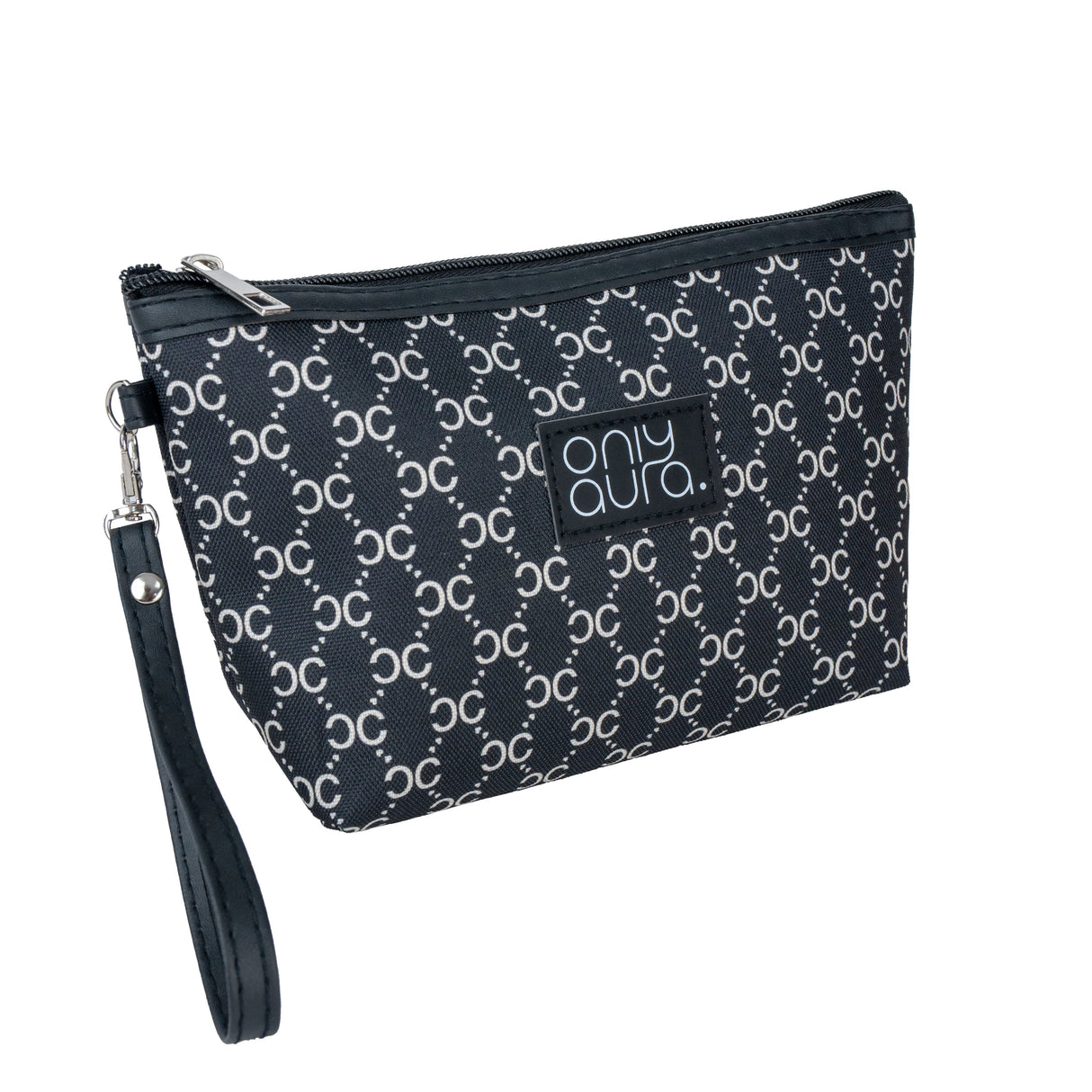 ONLYAURA COSMETIC & TOILTRIES BAG  YA2616# BLACK CLOTH MATERIAL
