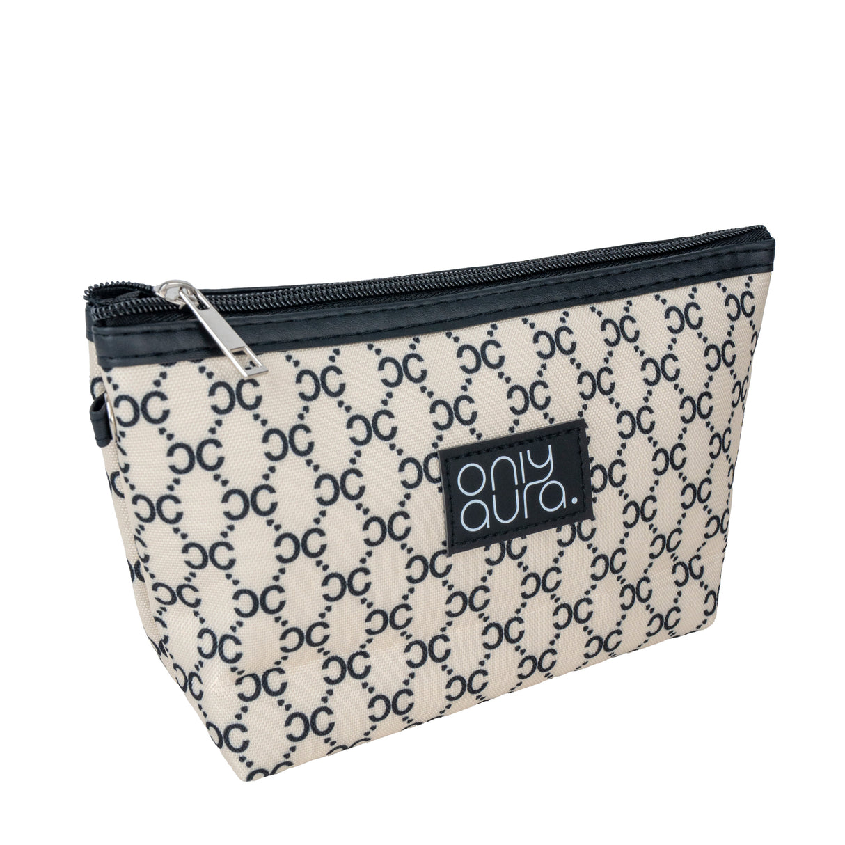 ONLYAURA COSMETIC & TOILTRIES BAG  YA2616# WHITE CLOTH MATERIAL